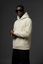 SHERPA HOODIE - OFF WHITE