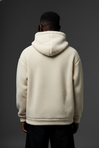 SHERPA HOODIE - OFF WHITE