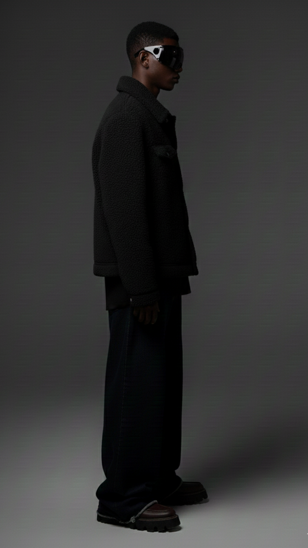 SHERPA JACKET - BLACK