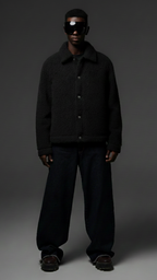 SHERPA JACKET - BLACK