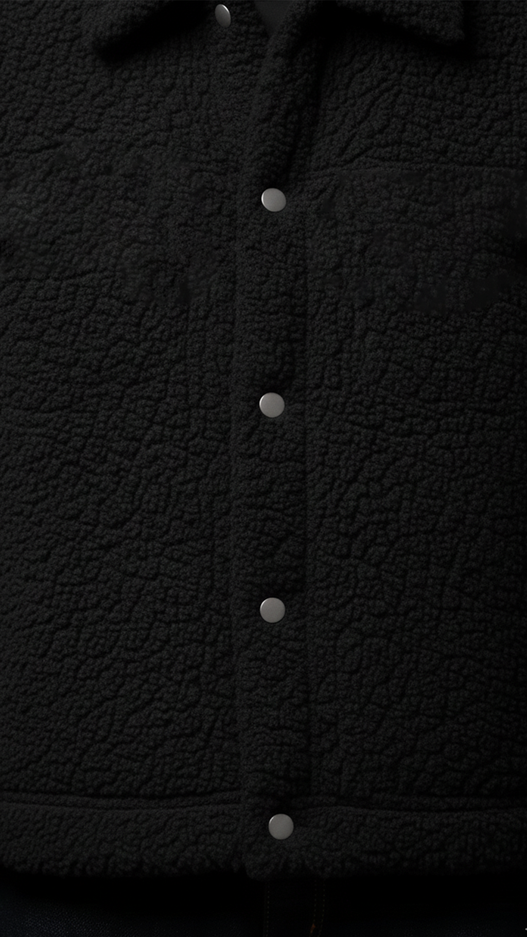 SHERPA JACKET - BLACK