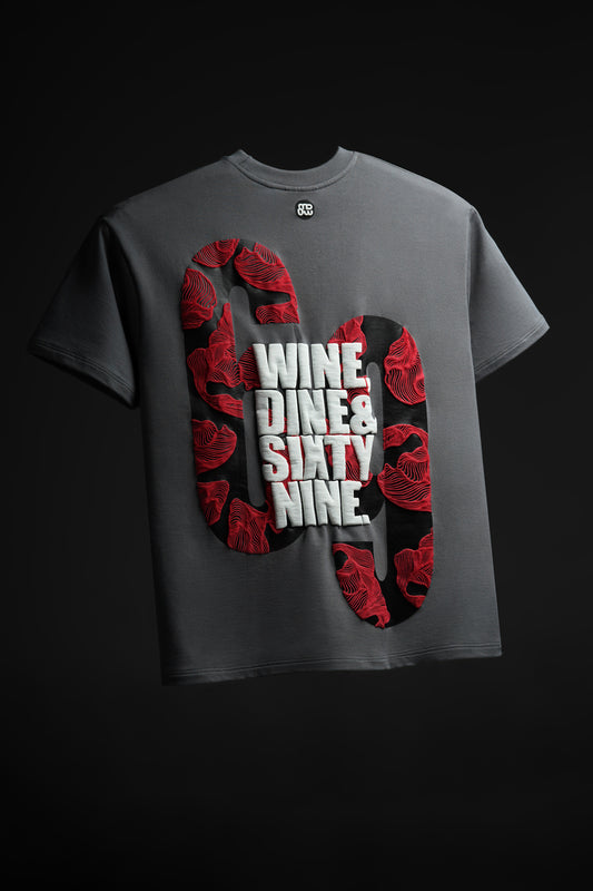 SIXTY NINE-GREY TEE